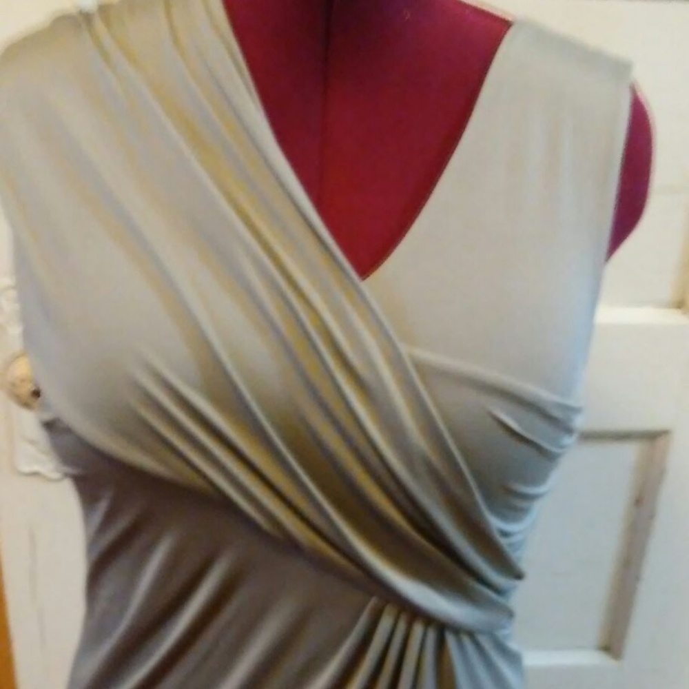 Bodycon Club Dress, Grey/Black, Women's size 14